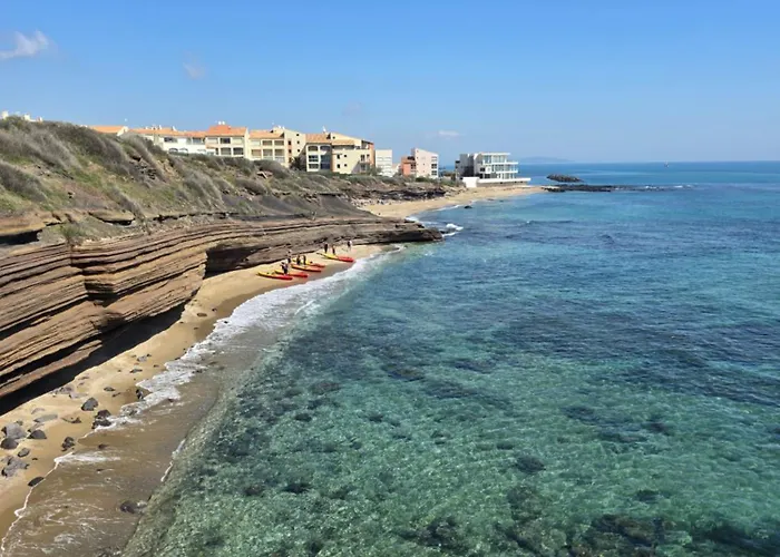 Apparte Front De Mer Avec Jacuzzi アパート アグド